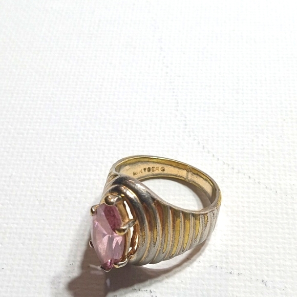 Amethyst ring size 5.5 - Picture 2 of 5